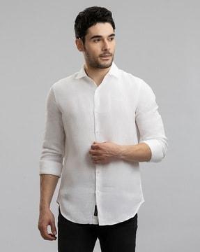 studios-linen-shirt-with-spread-collar
