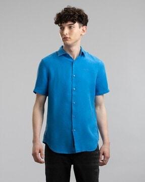 studios casual linen regular fit shirt