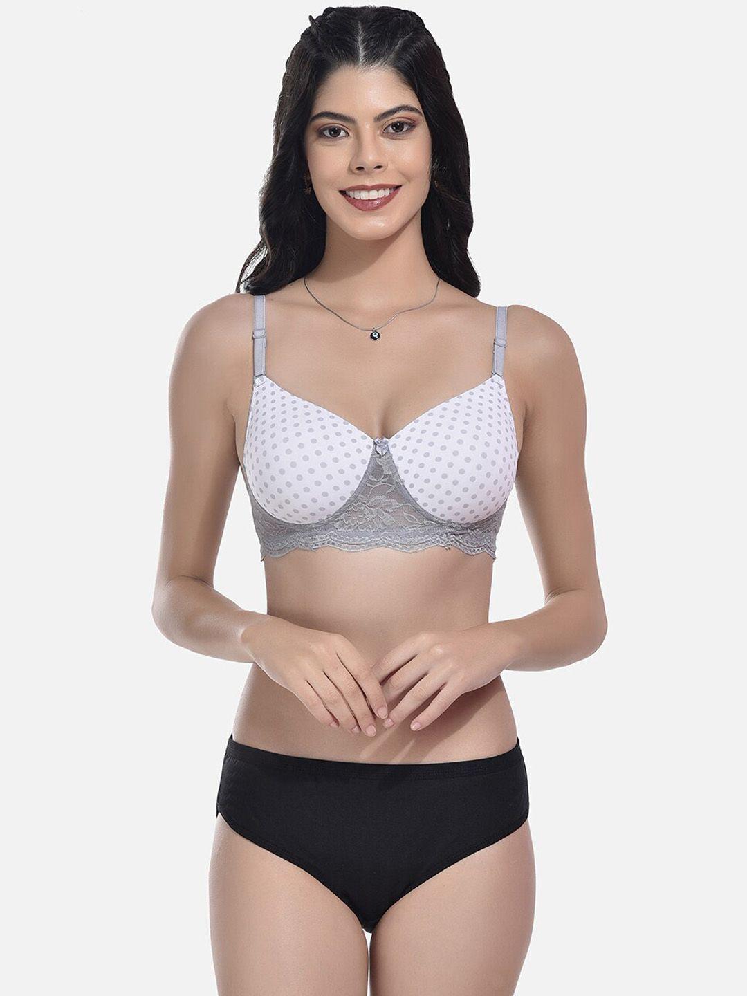 styfun printed lingerie set ls_slk-j_set_grey_b