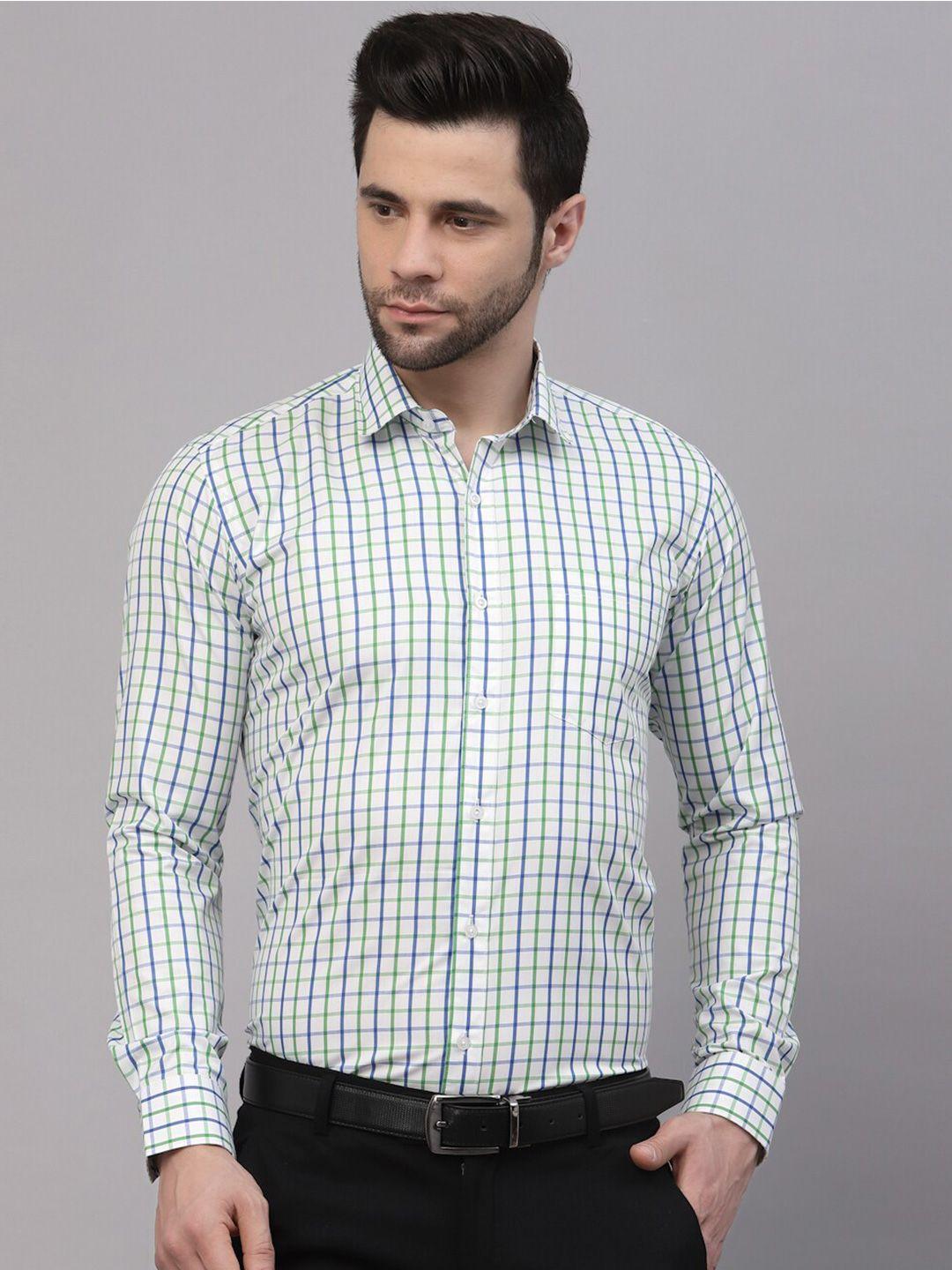 style quotient gingham checks cotton formal shirt