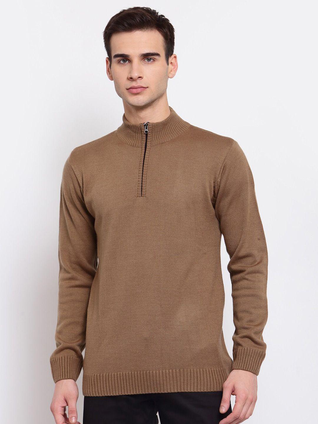 style quotient men tan pullover sweater