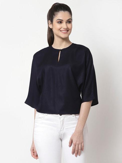 style quotient navy a-line top
