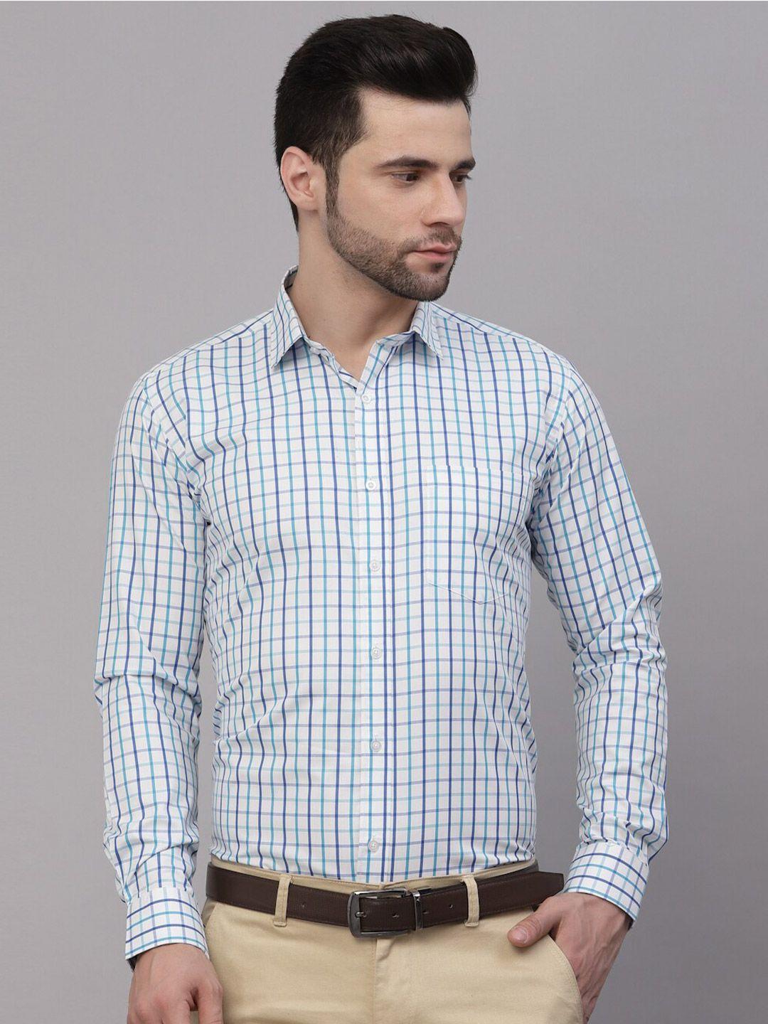style quotient smart tartan checks checked formal shirt