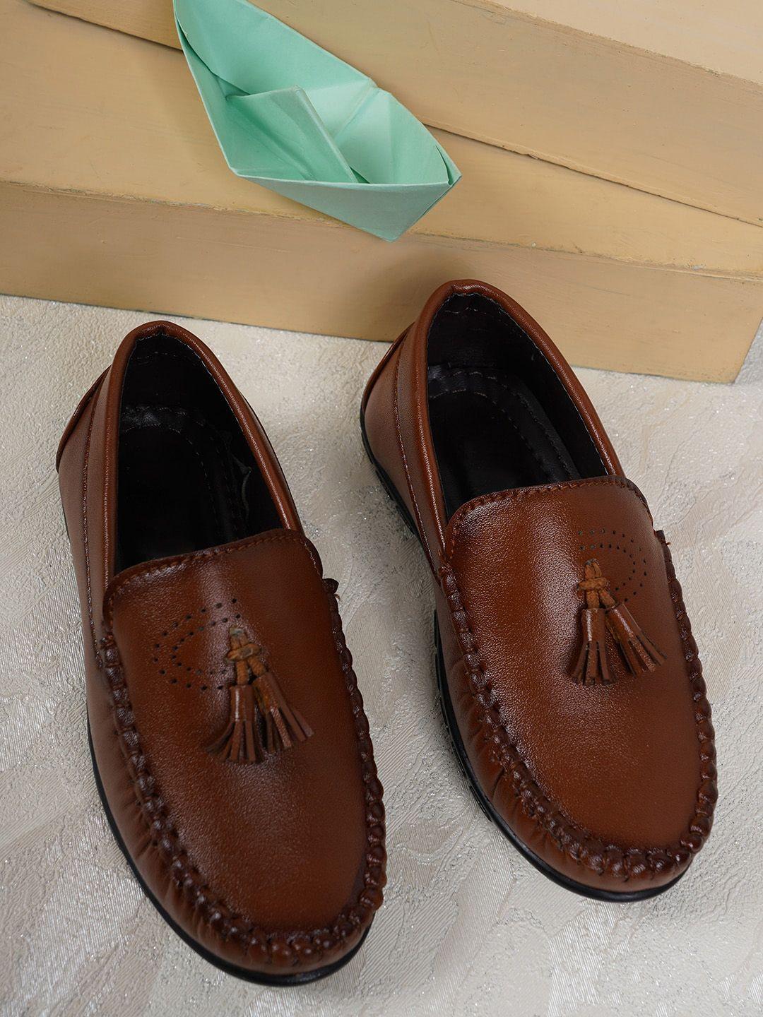 style shoes boys perforated tassel loafers