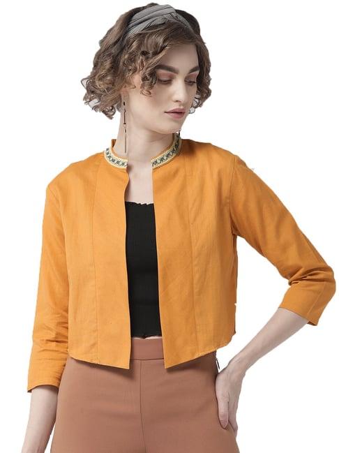 style quotient camel cotton shrug