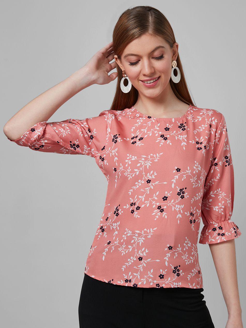 style quotient floral print top