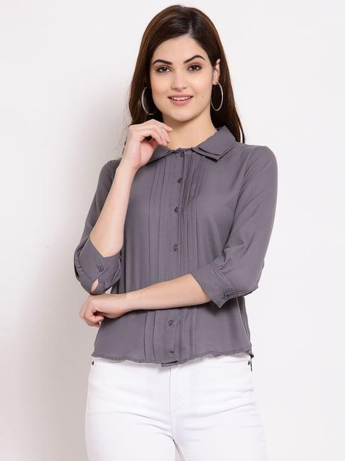 style quotient grey shirt