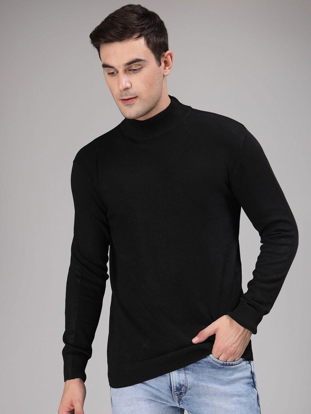 style quotient men black pullover