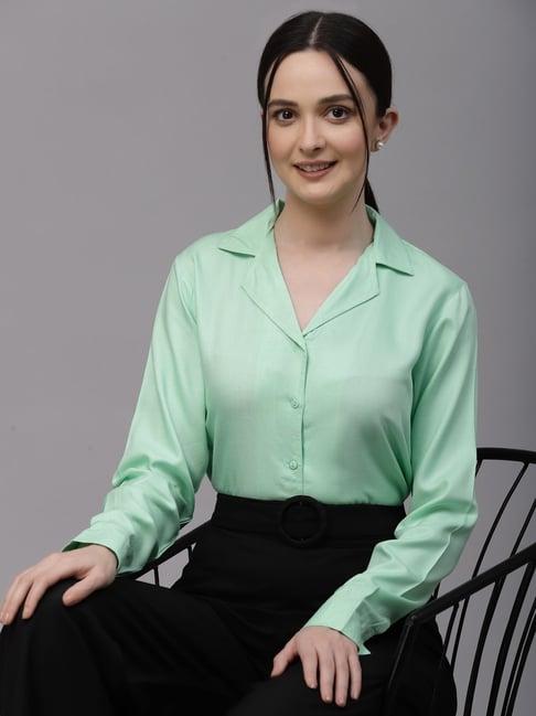 style quotient mint green shirt