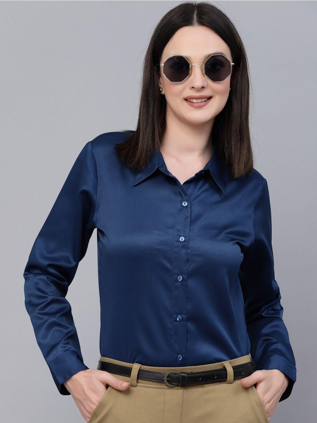 style quotient smart spread collar formal shirt