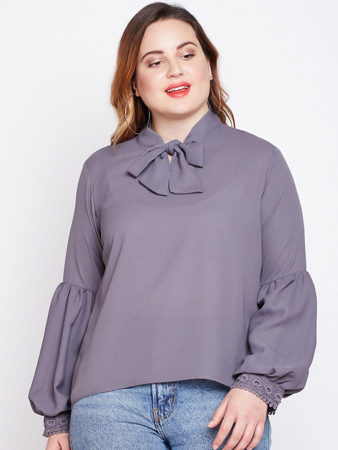 style quotient women grey solid top