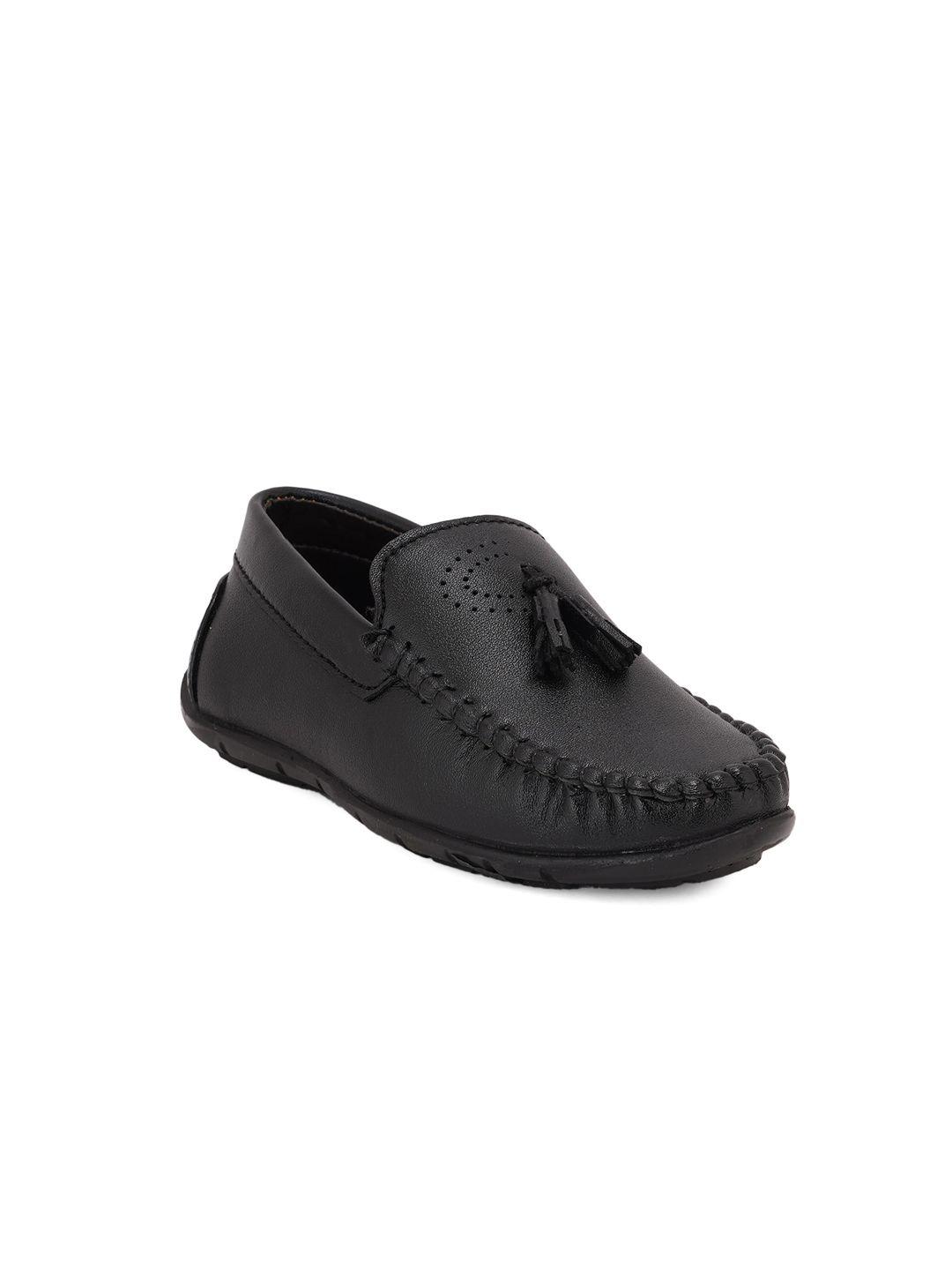 style shoes boys textured formal loafers