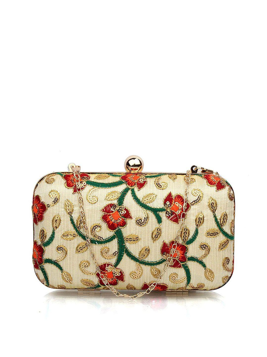 style shoes embroidered box clutch