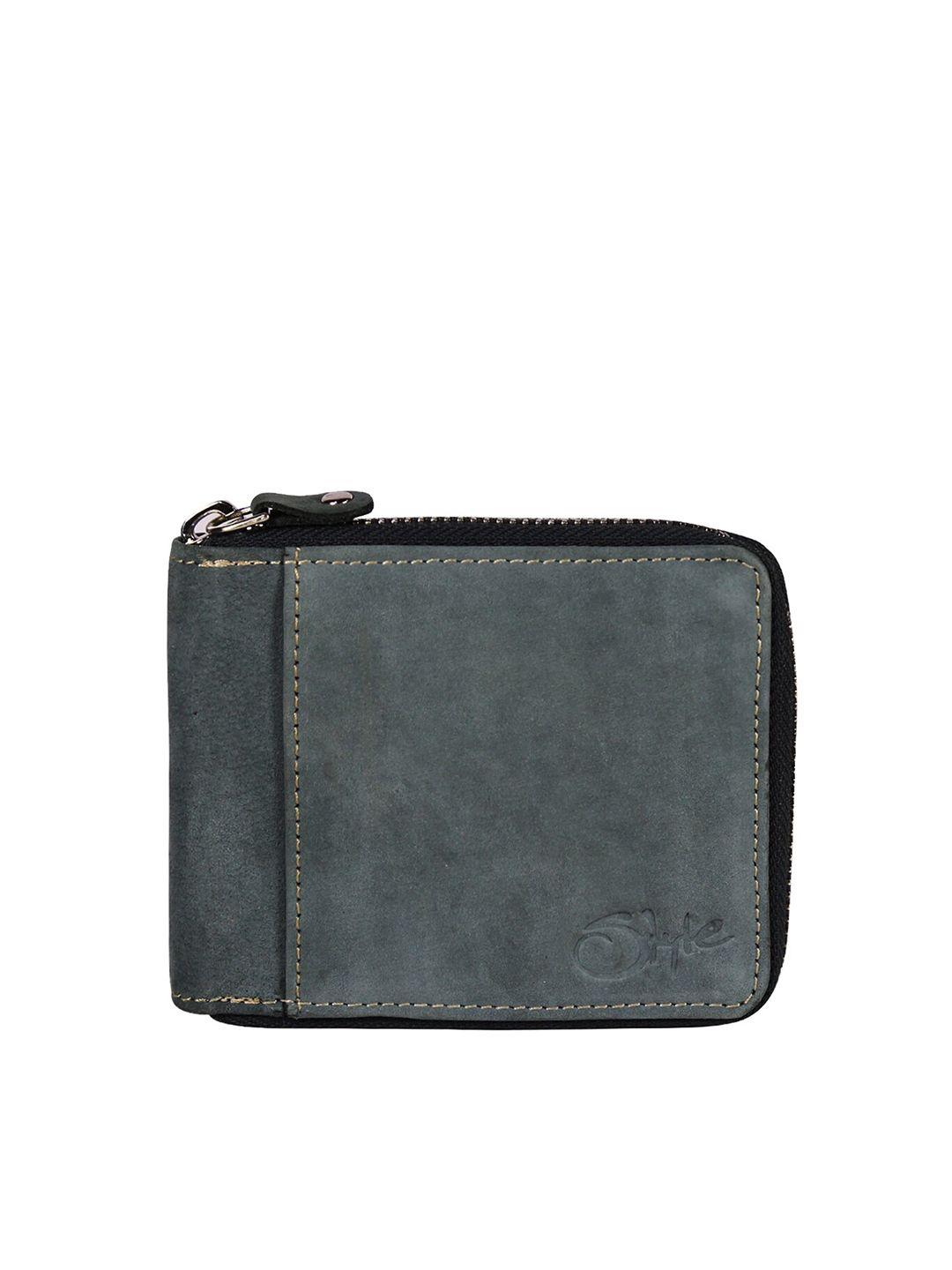 style shoes men grey leather zip around wallet