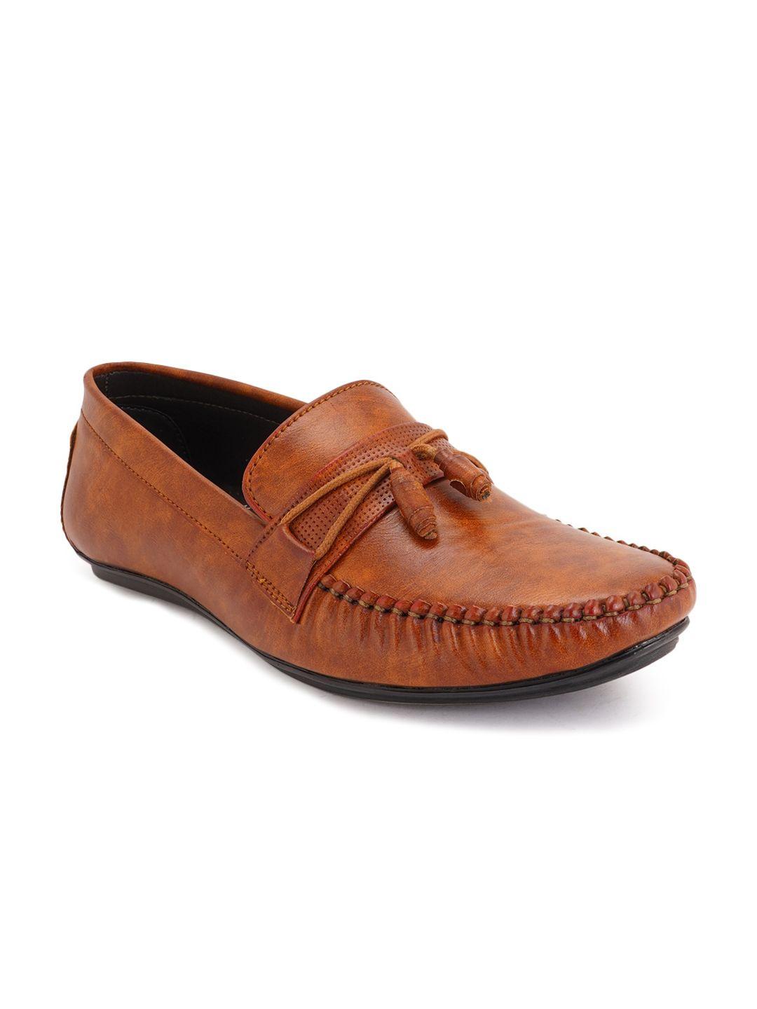 style shoes men tan pu loafers