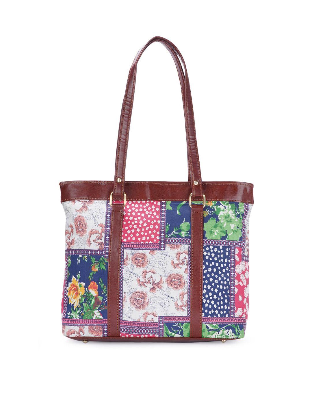 style shoes multicoloured printed shopper shoulder bag