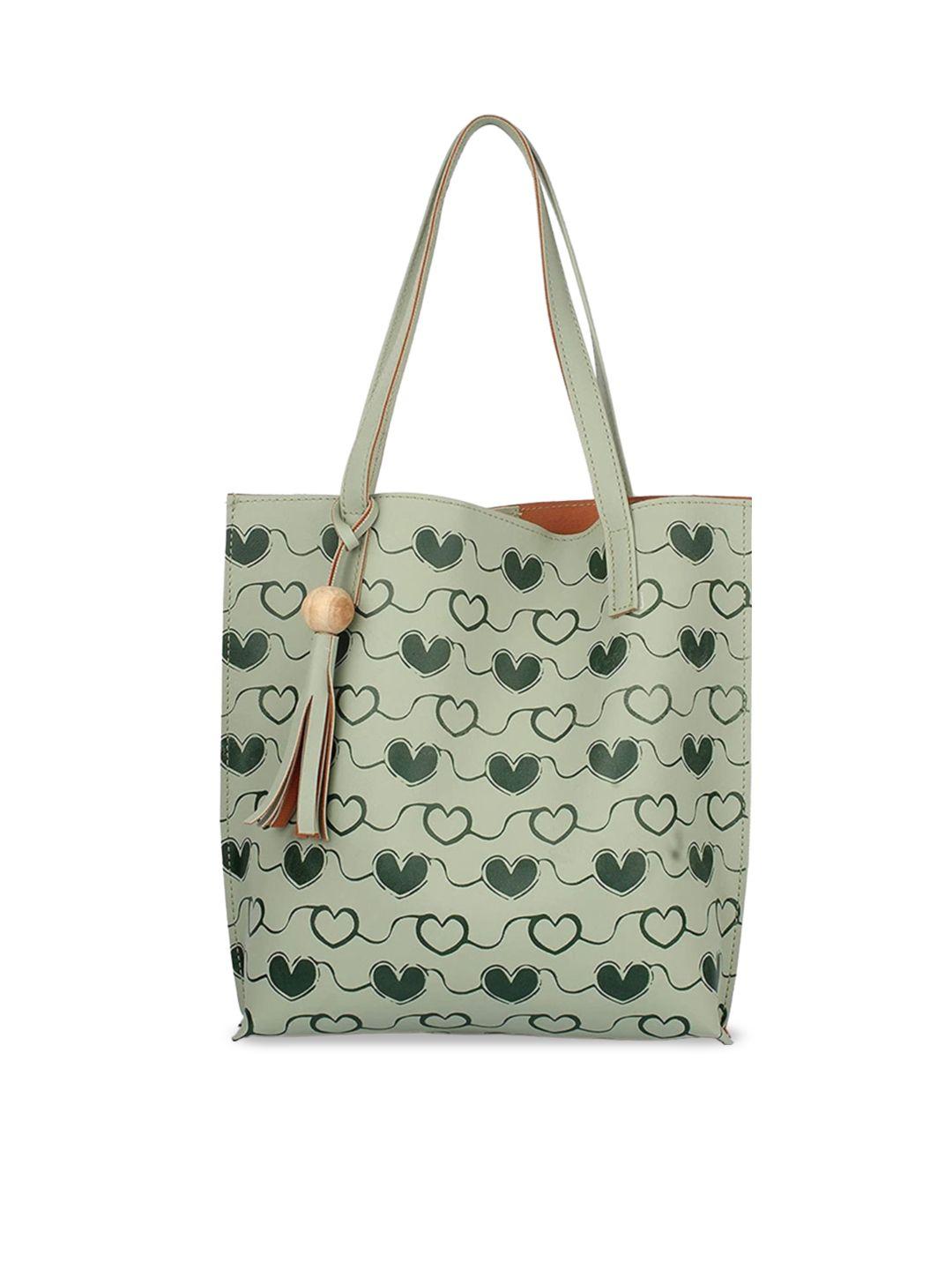 style shoes multicoloured printed shopper tote bag with cut work
