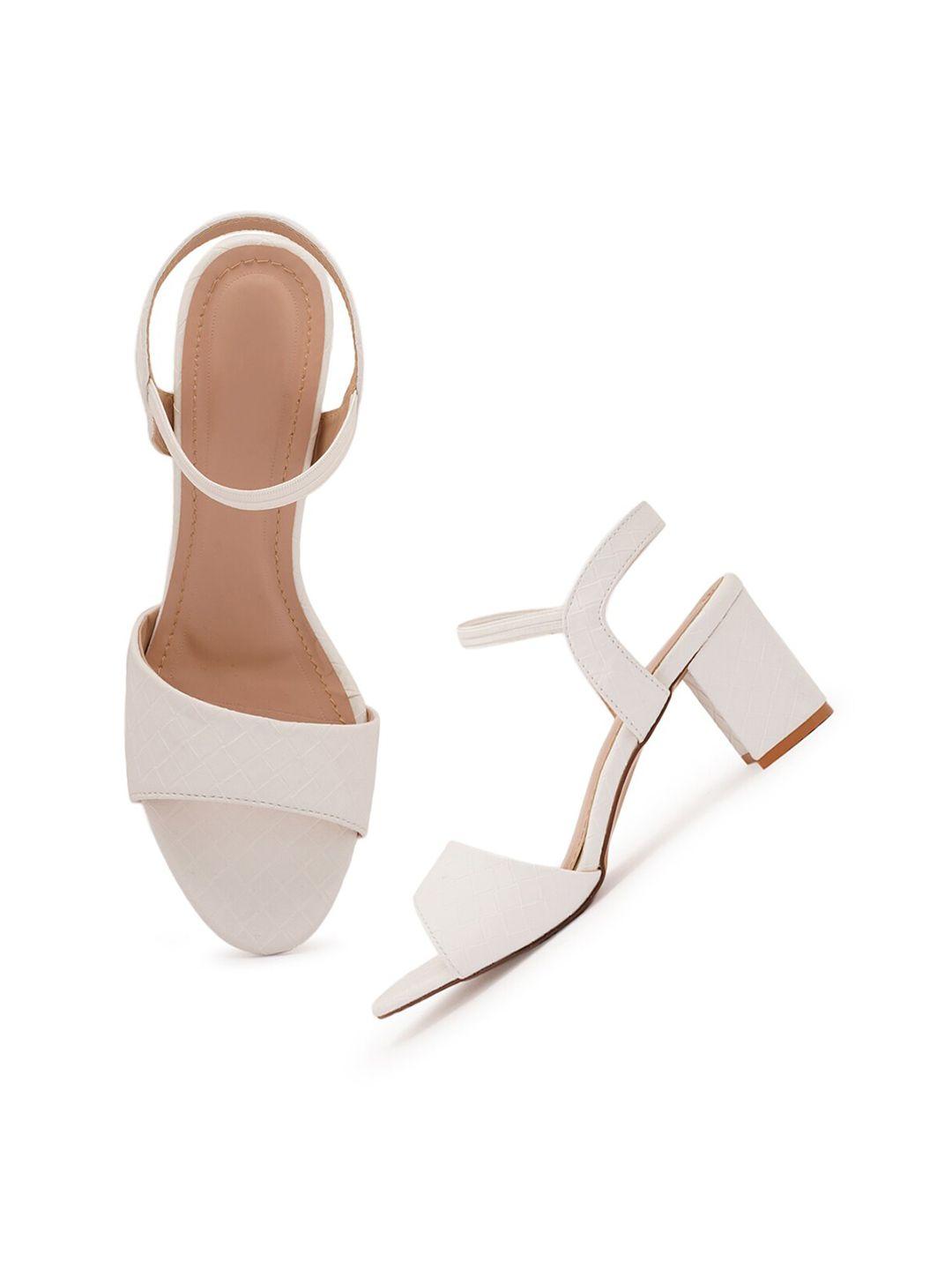 style shoes open toe block heels