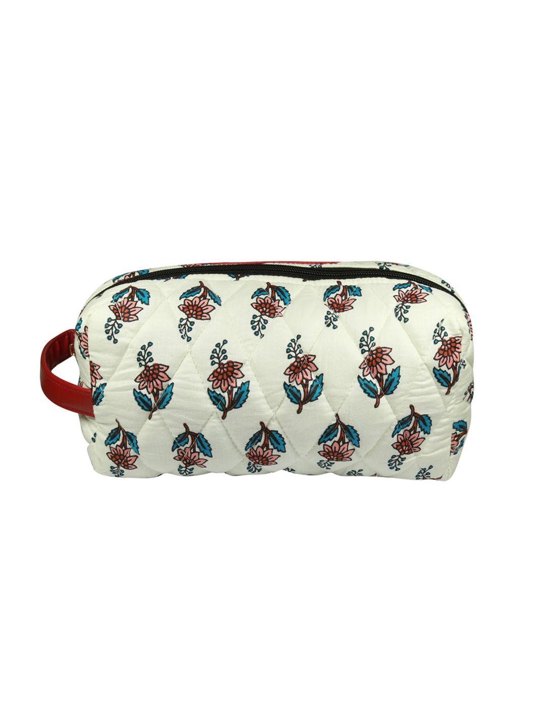 style shoes printed cotton travel pouch