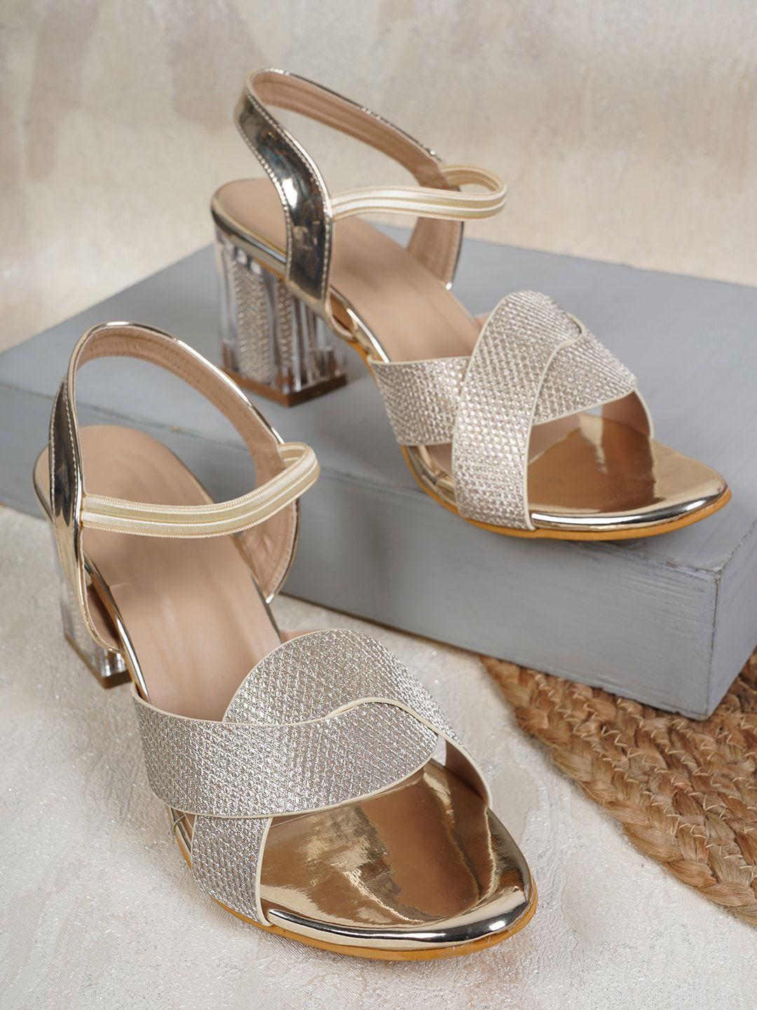 style shoes textured party block heels