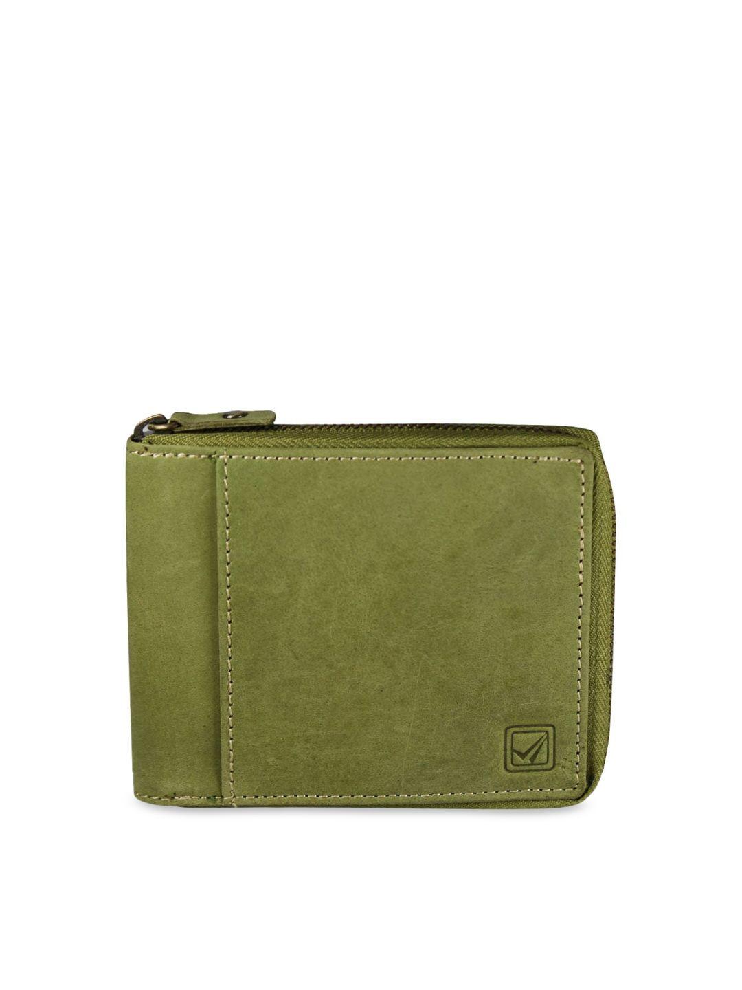 style shoes unisex green solid zip around wallet