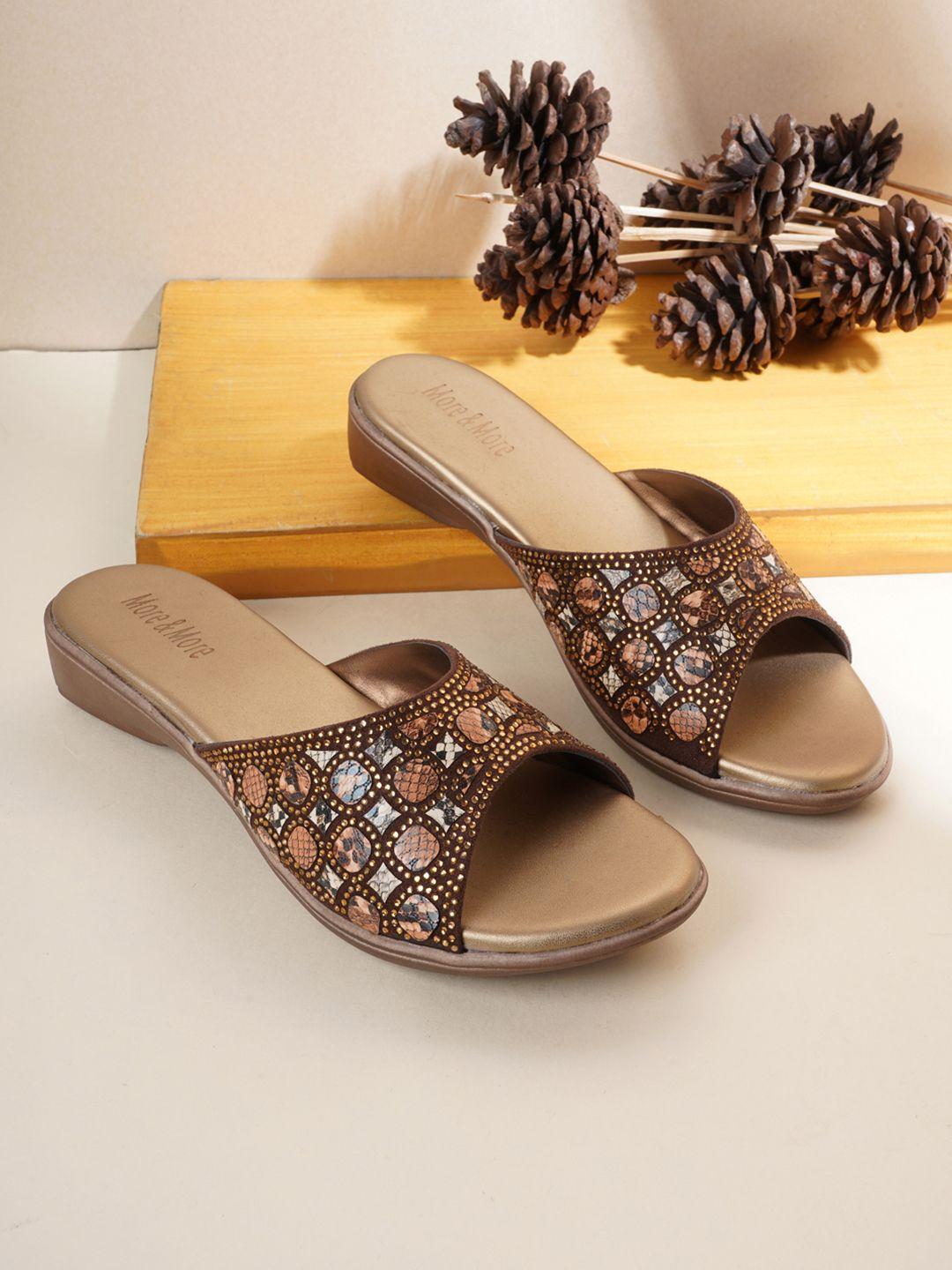 style shoes women embellished ethnic open toe flats