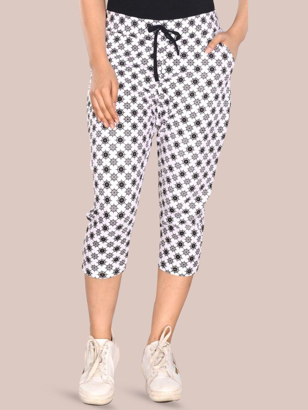 styleaone printed cotton capris