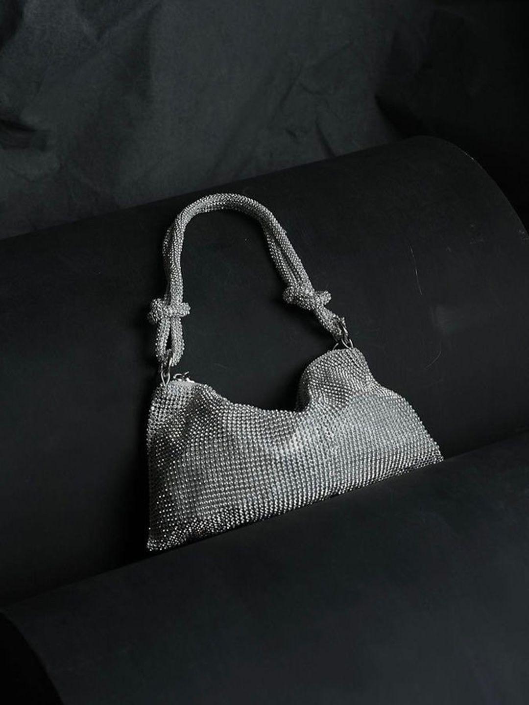 styleash embellished decor knot detail hobo bag