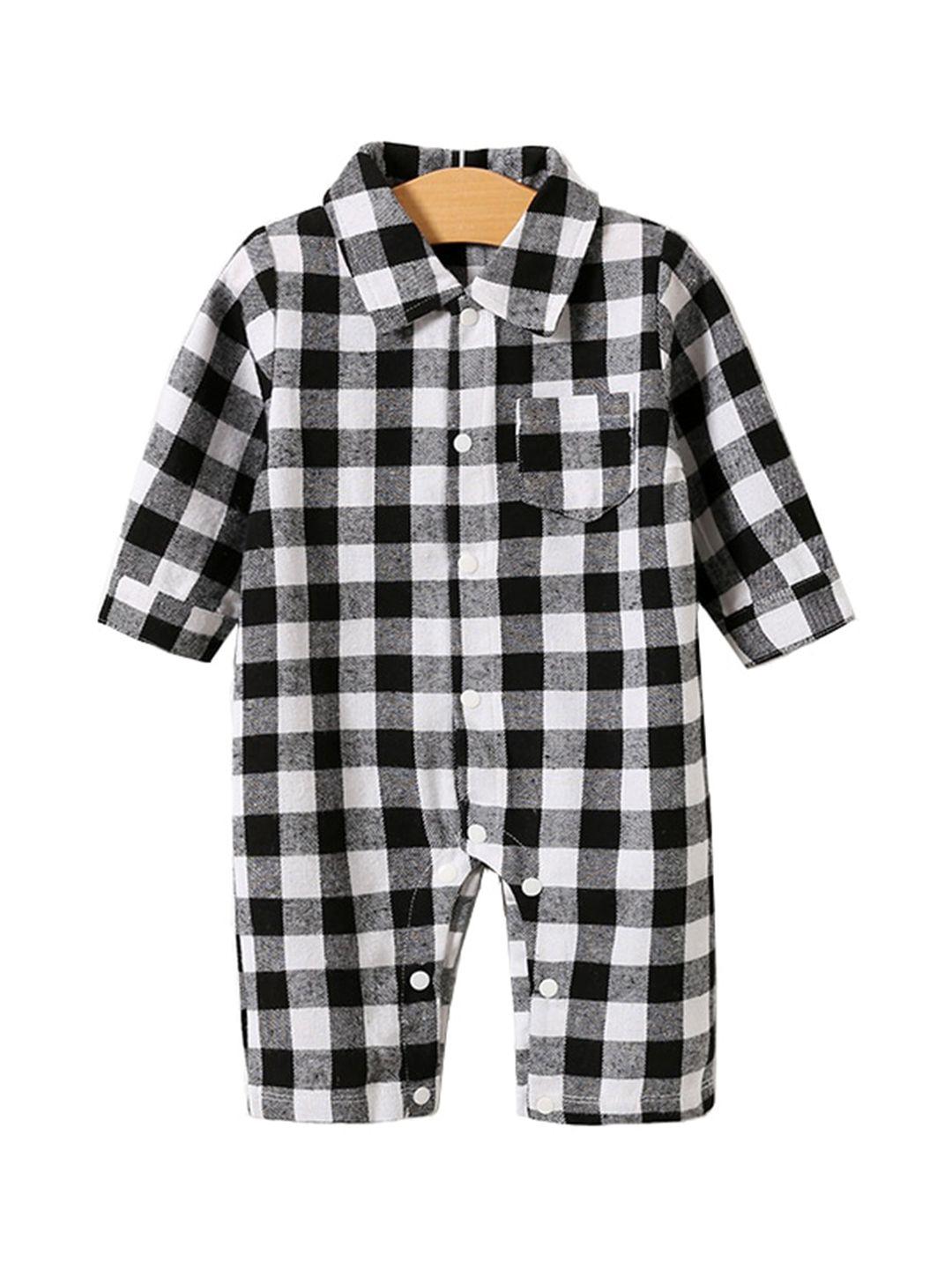 stylecast-infant-boys-checked-cotton-rompers