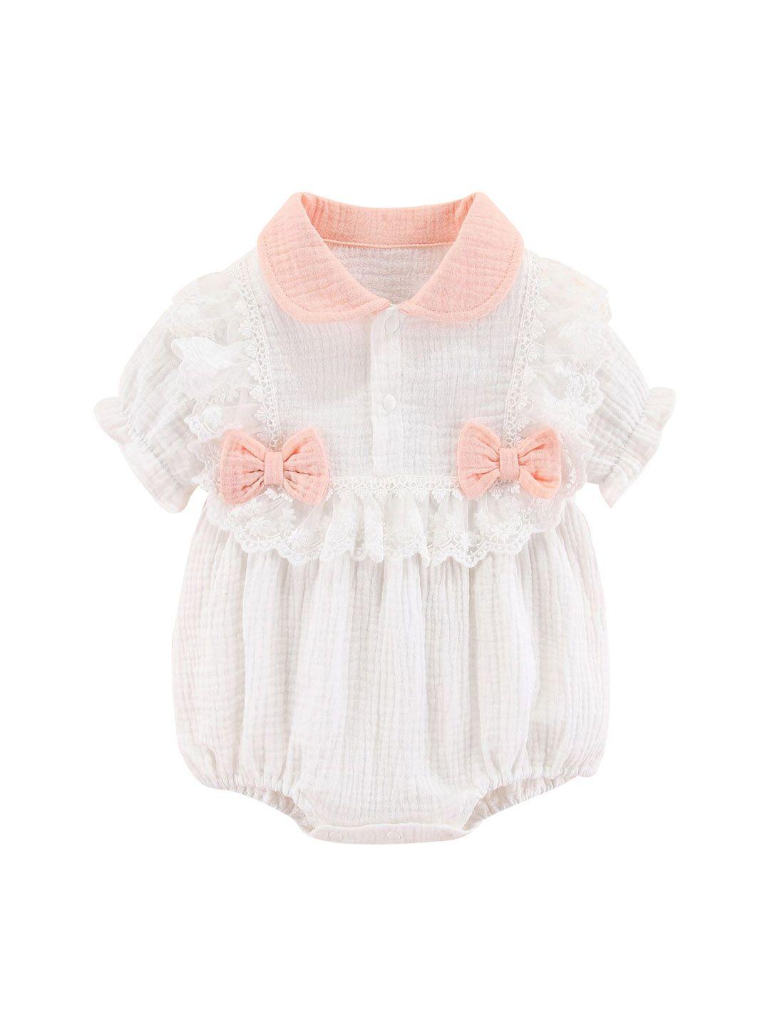 stylecast infant girls cotton rompers