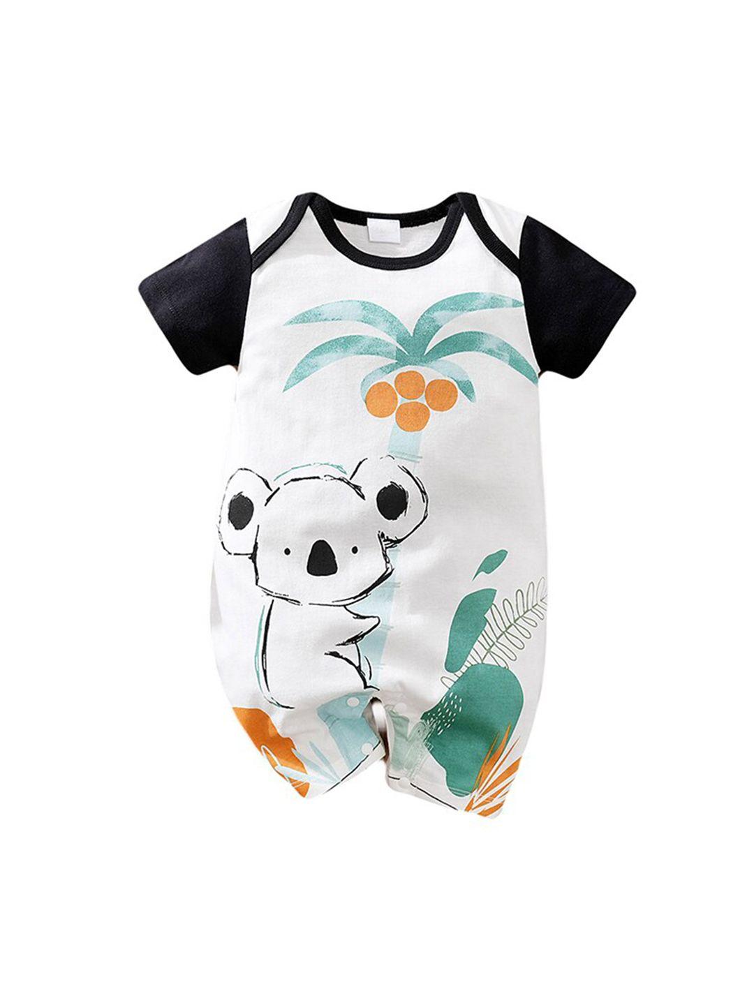 stylecast kids graphic printed pure cotton rompers