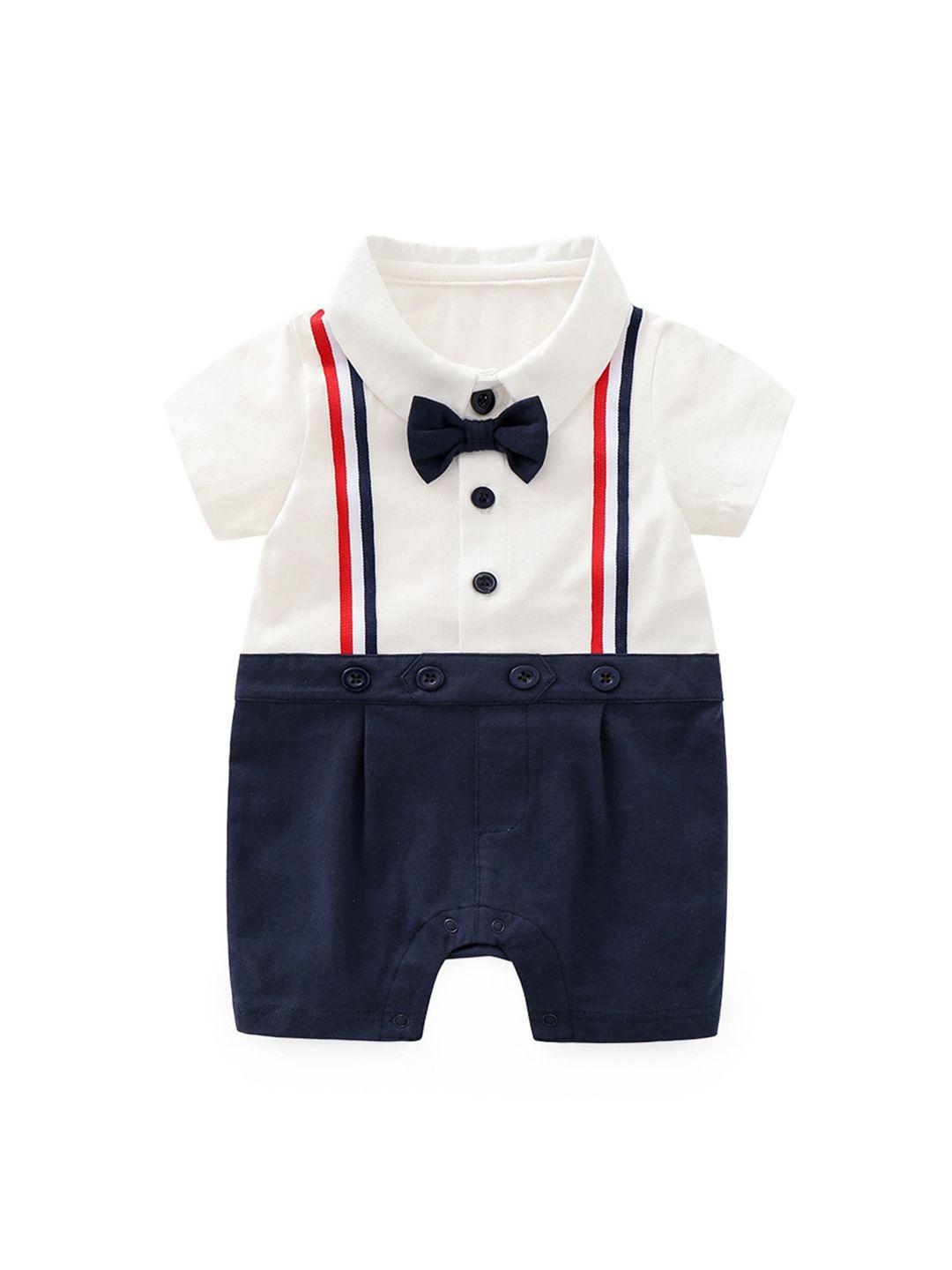 stylecast-navy-blue-infants-boys-cotton-rompers-with-aattached-bow