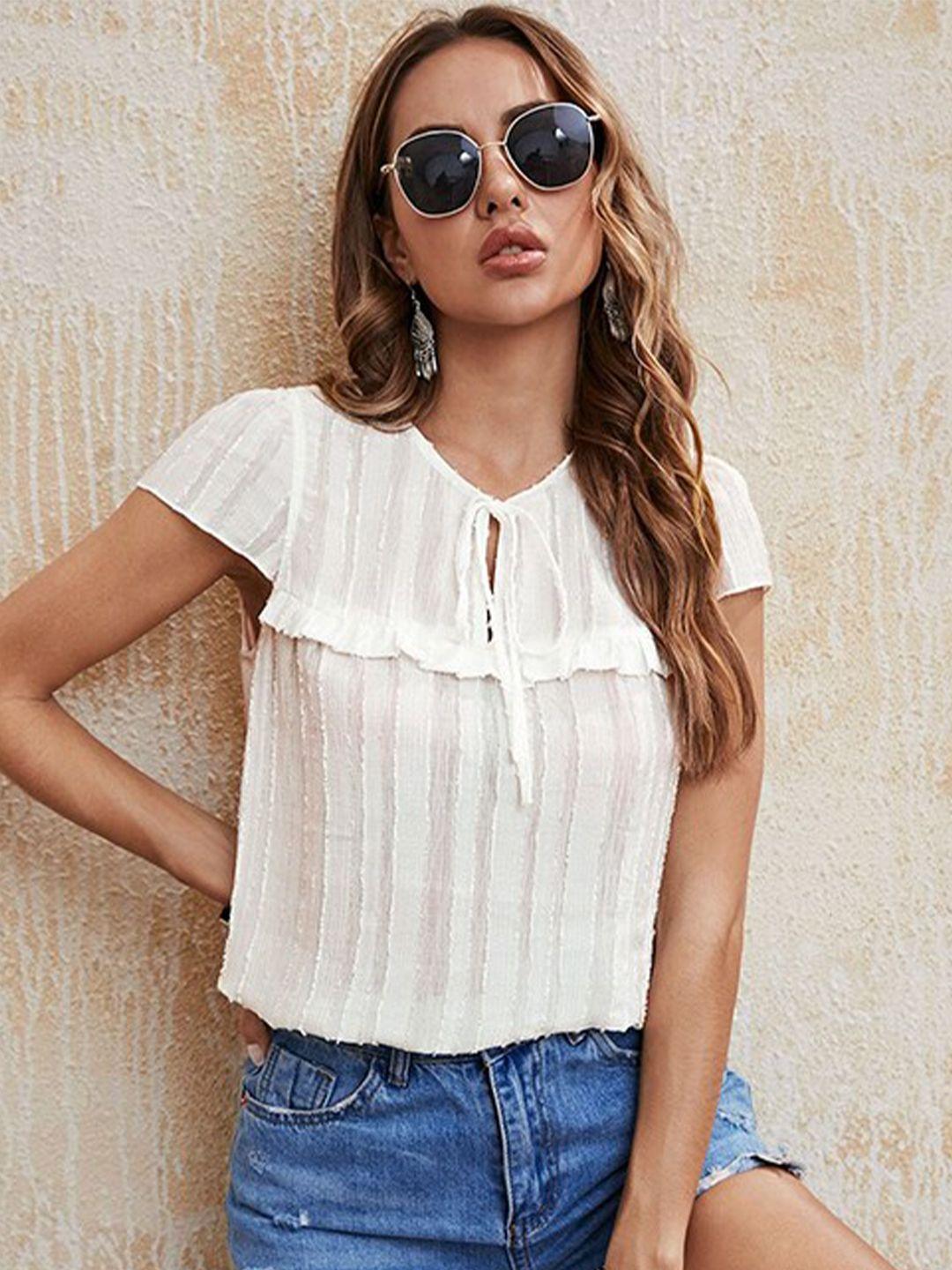 stylecast white puff sleeve top