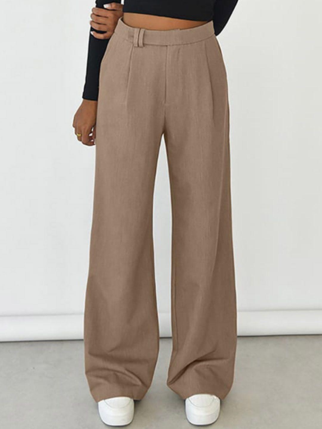 stylecast women khaki trousers