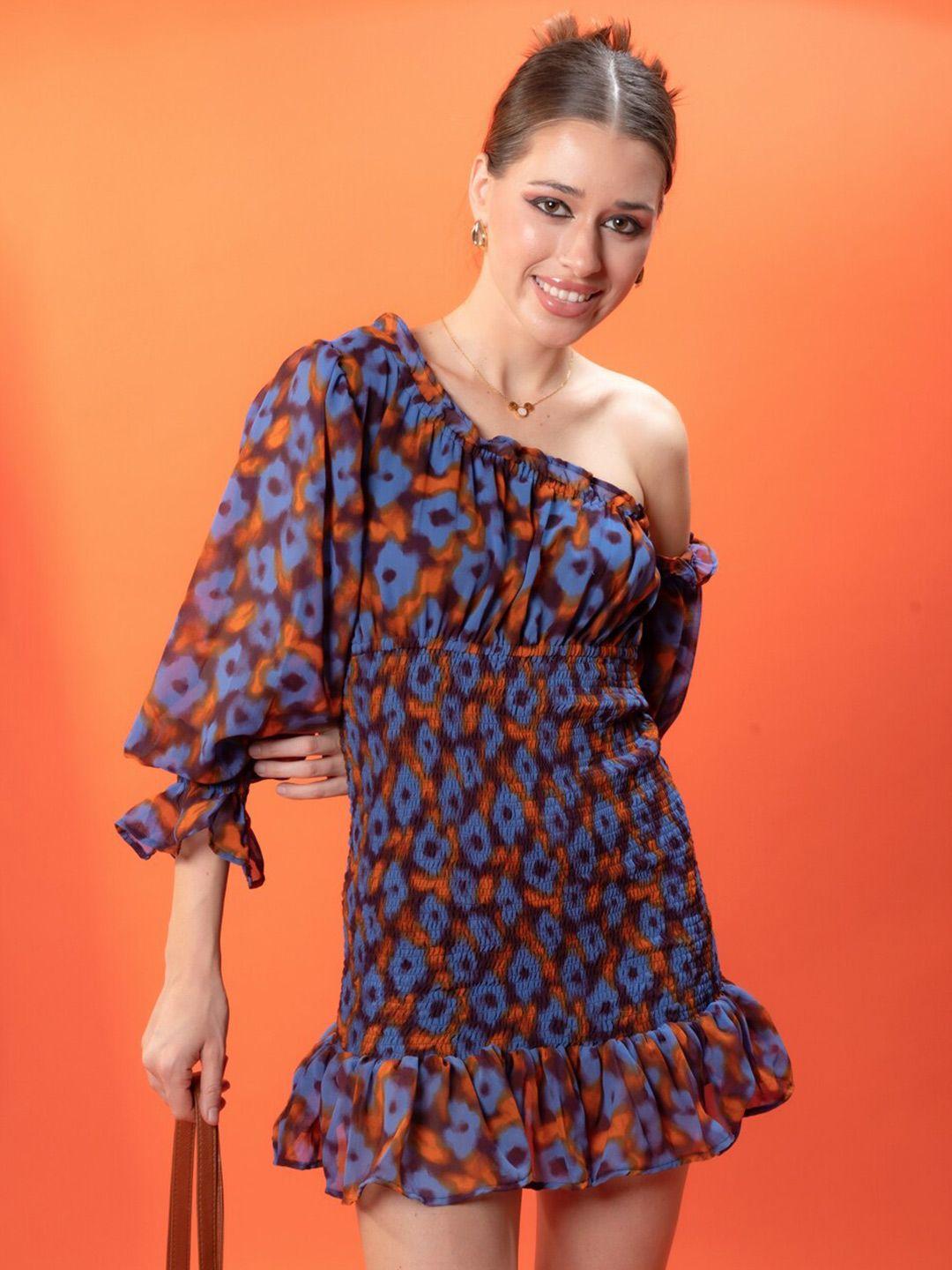 stylecast x hersheinbox multicoloured georgette dress