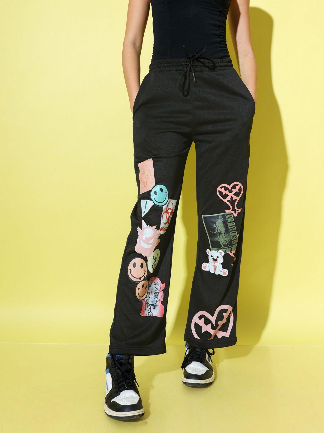 stylecast x hersheinbox women printed cotton trousers