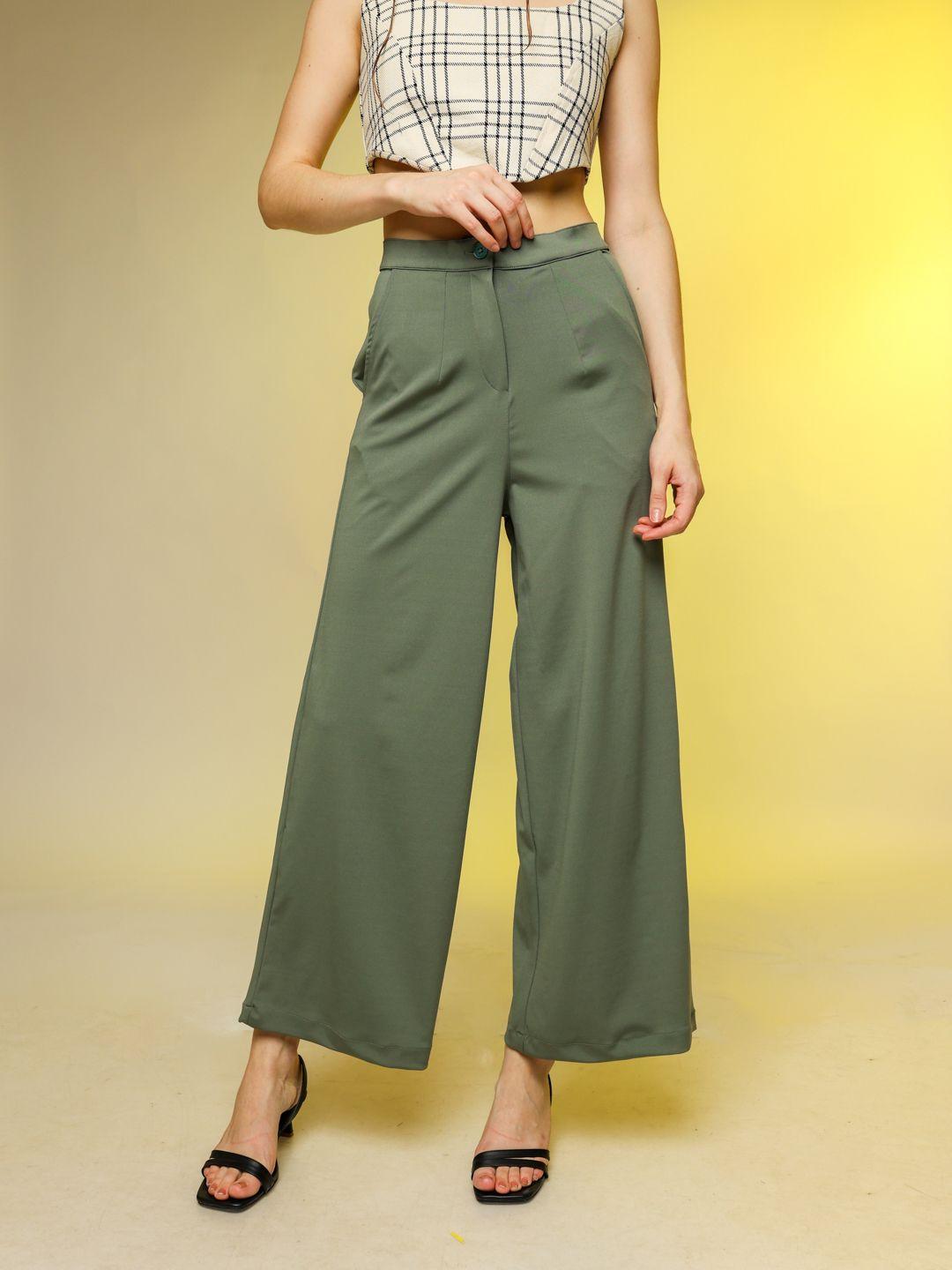 stylecast x hersheinbox women solid trousers