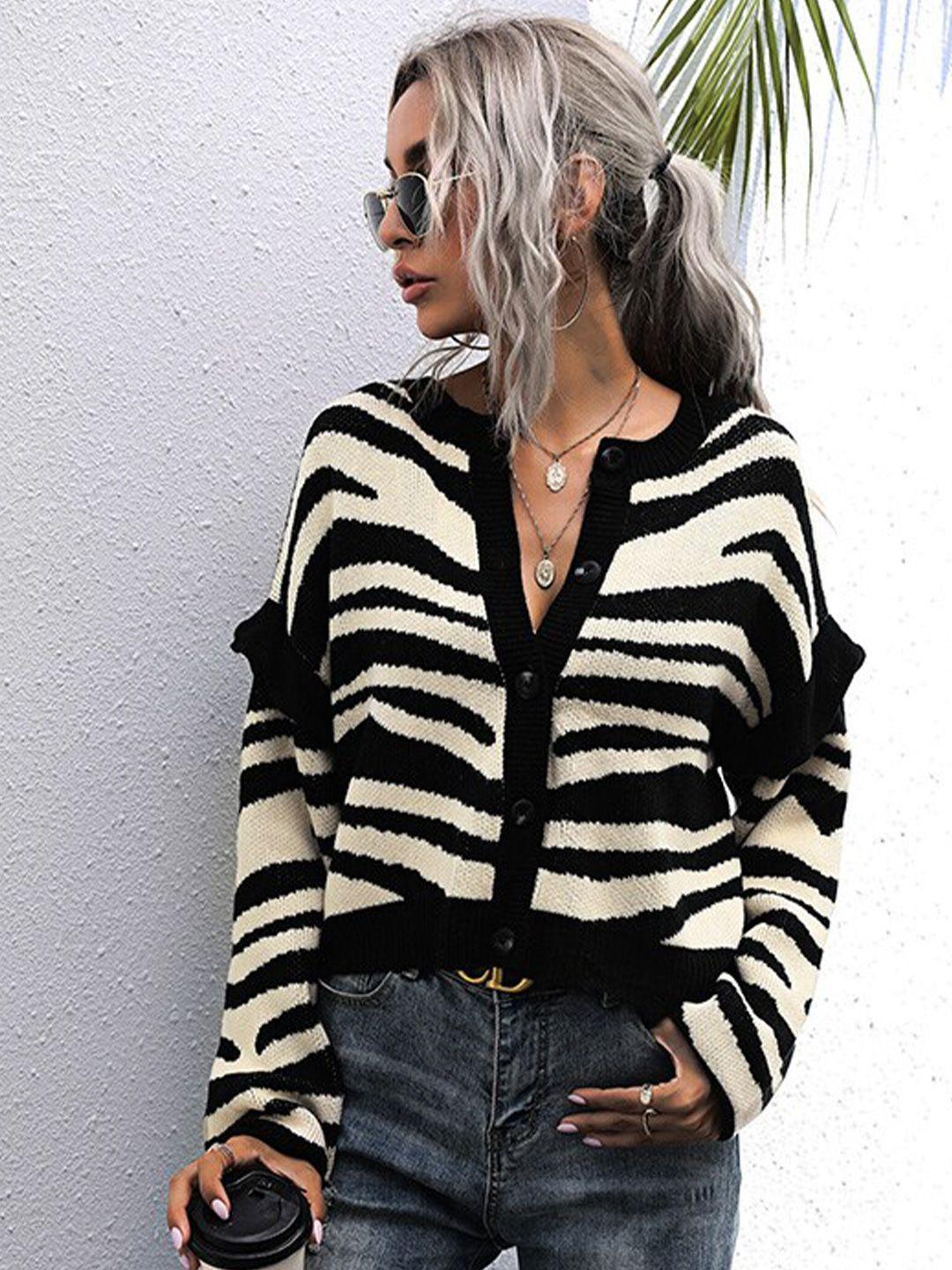 stylecast animal printed cardigan