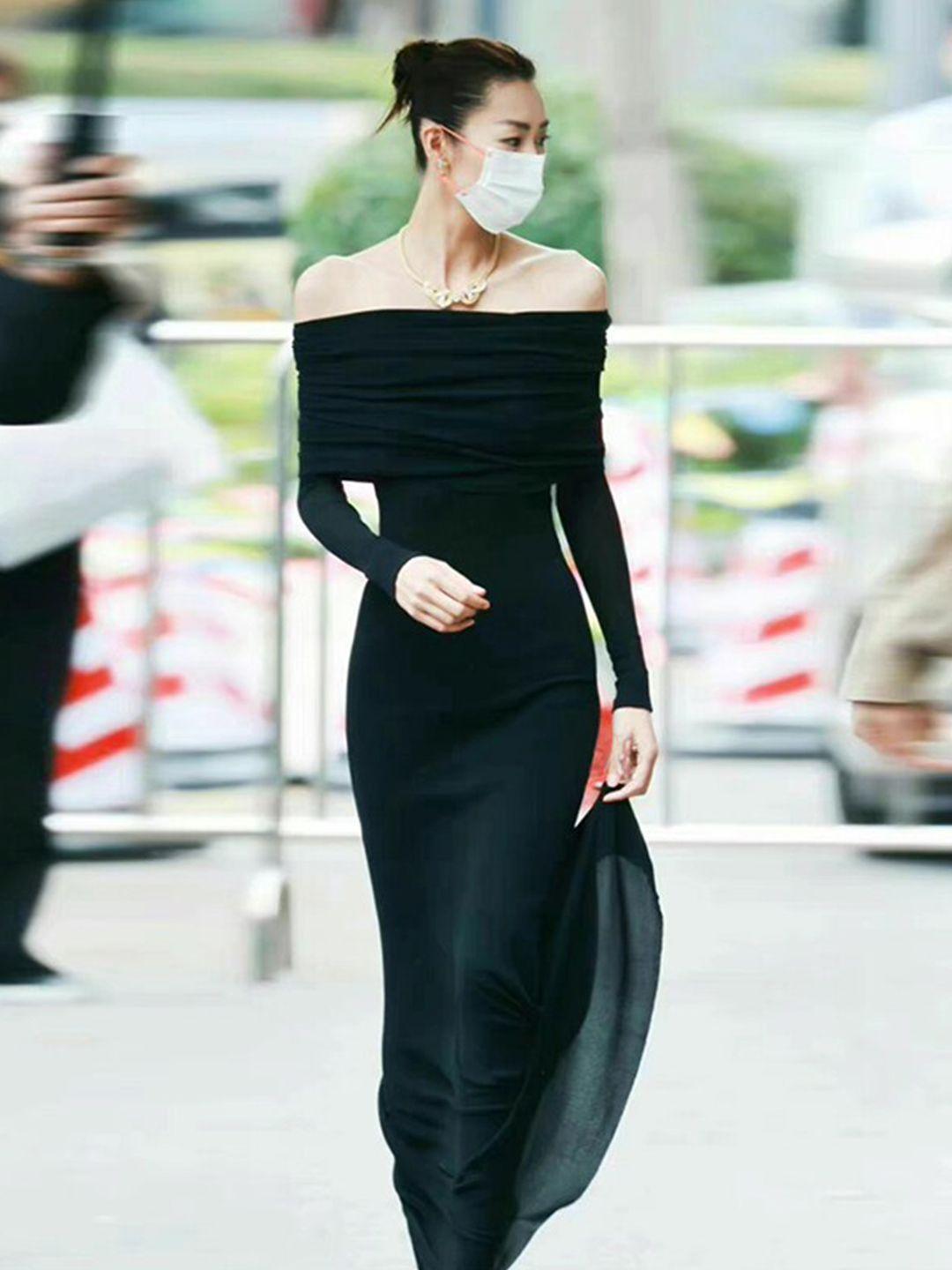 stylecast black dress