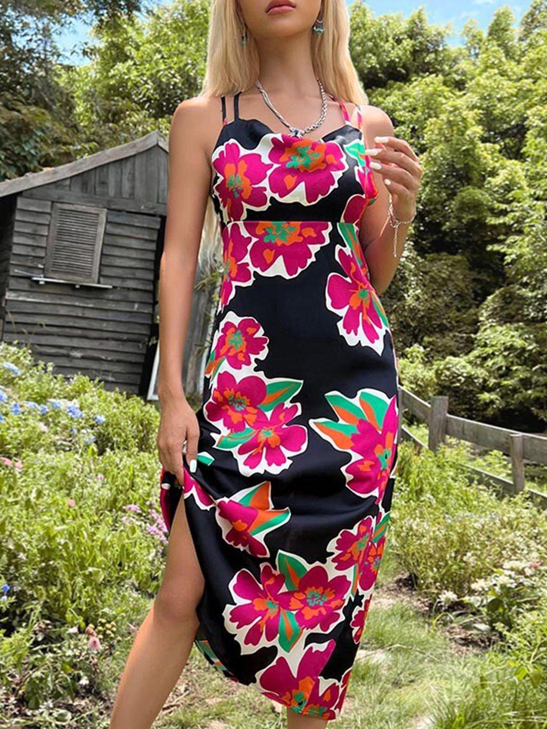 stylecast floral print maxi midi dress