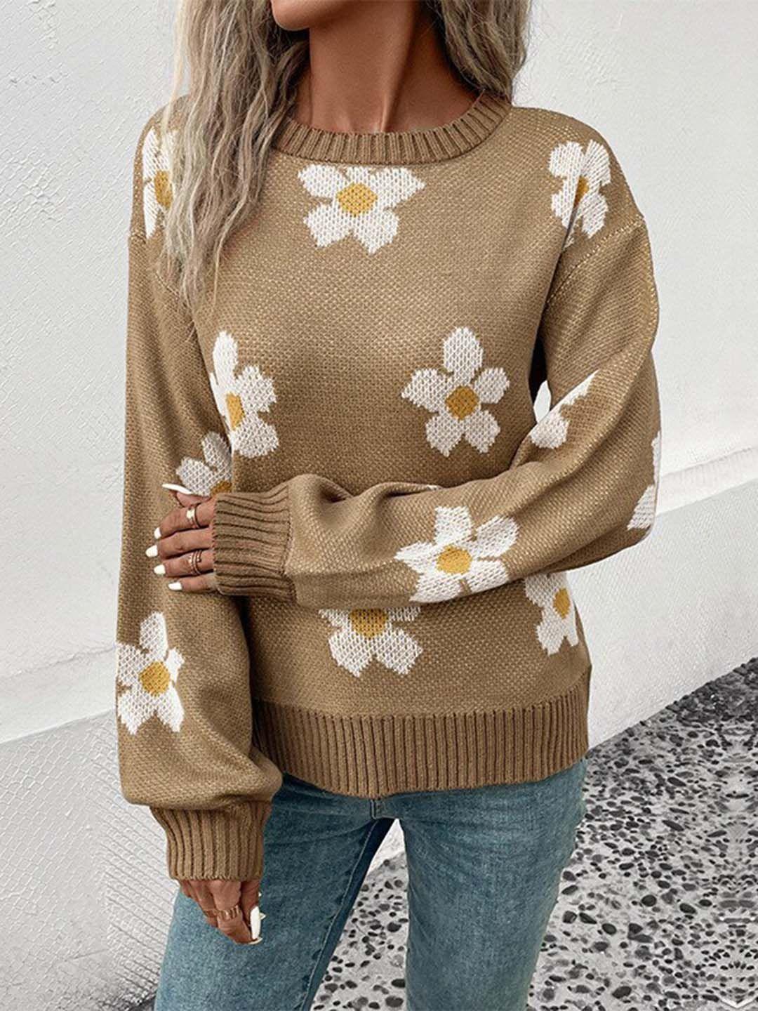 stylecast floral printed pullover