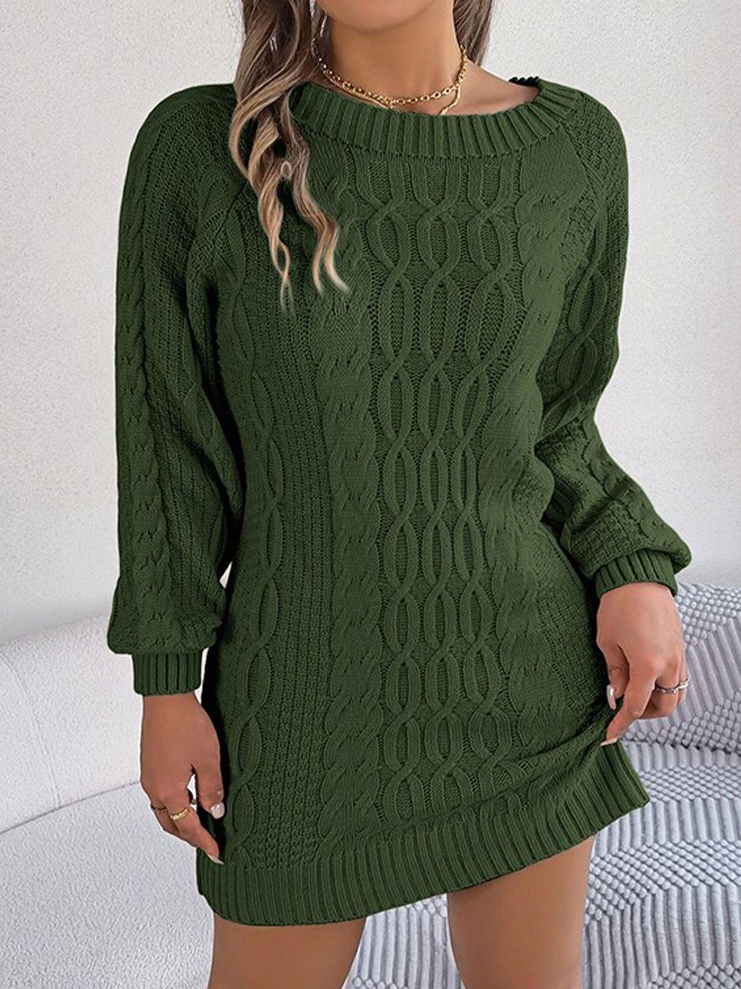 stylecast green t-shirt mini dress