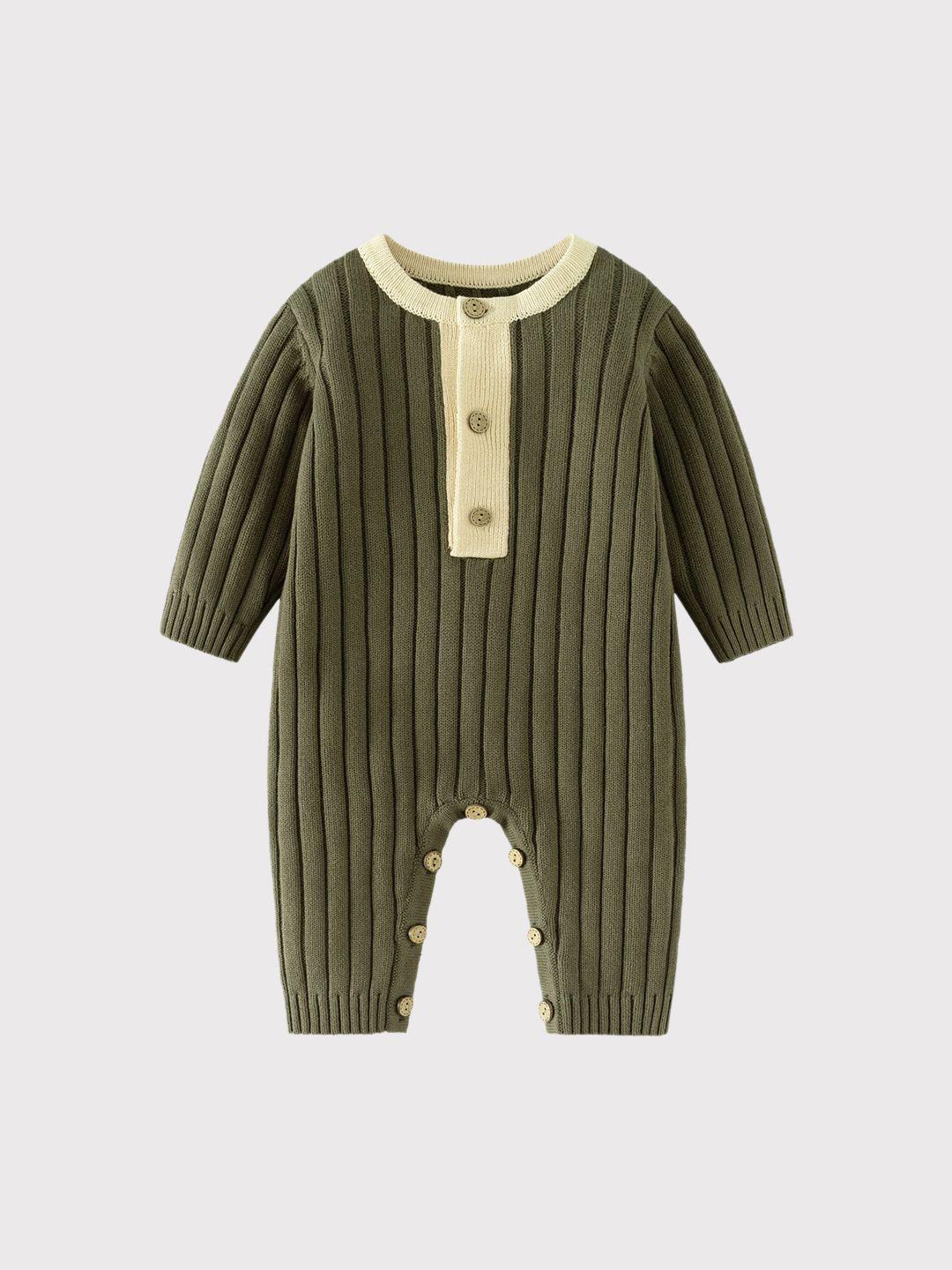 stylecast infants ribbed cotton rompers