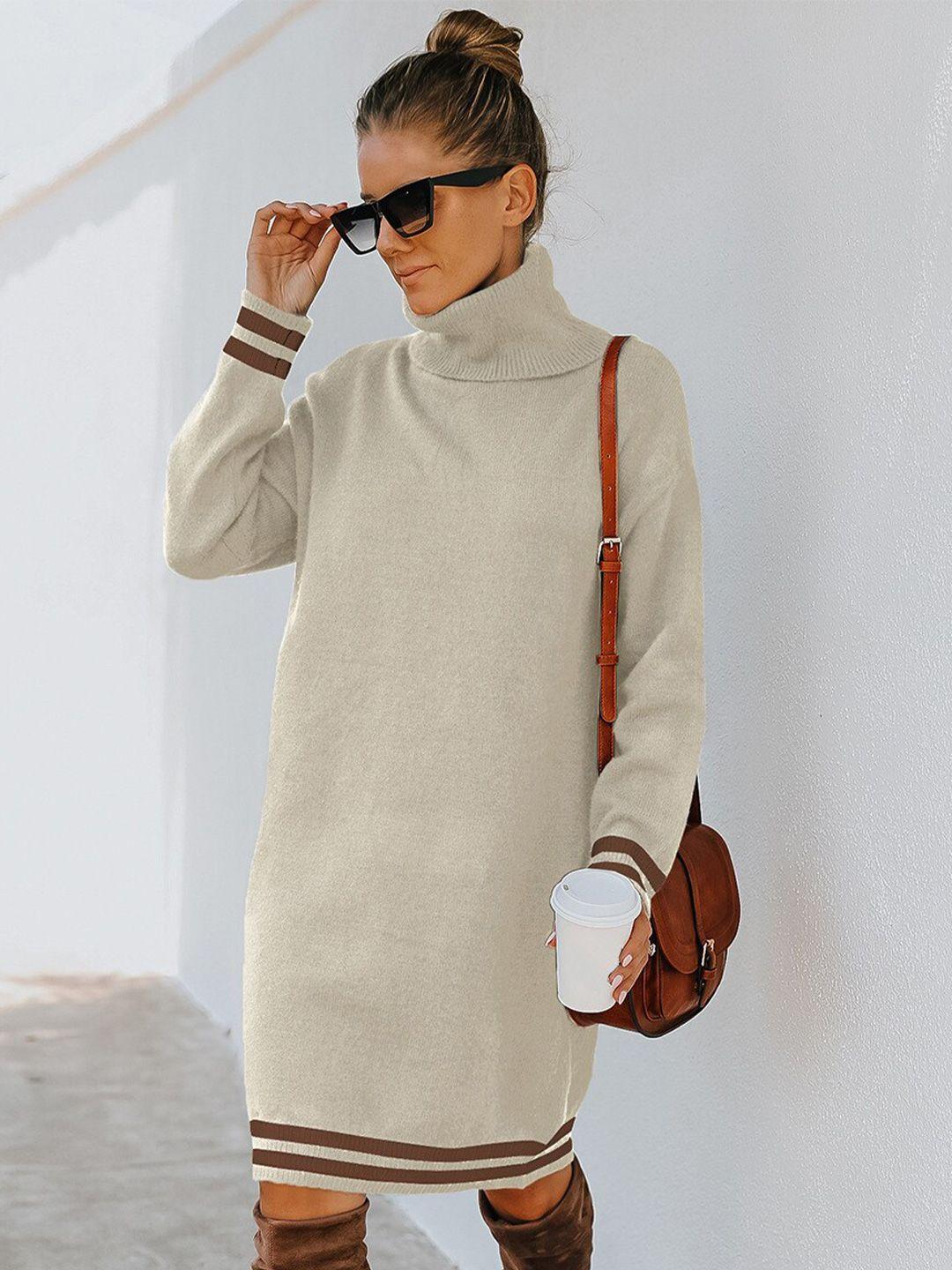 stylecast mock neck sweater dress