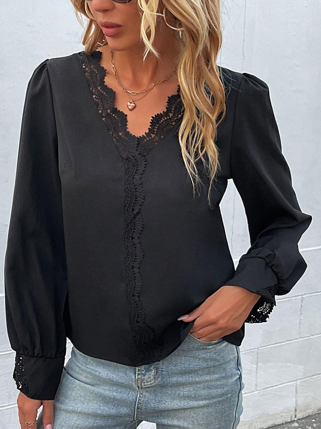 stylecast puff sleeve shirt style top