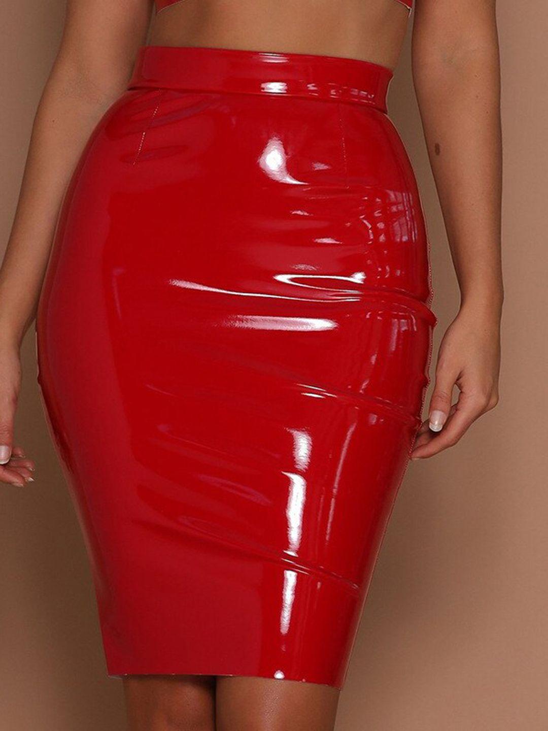 stylecast red pencil mini skirts