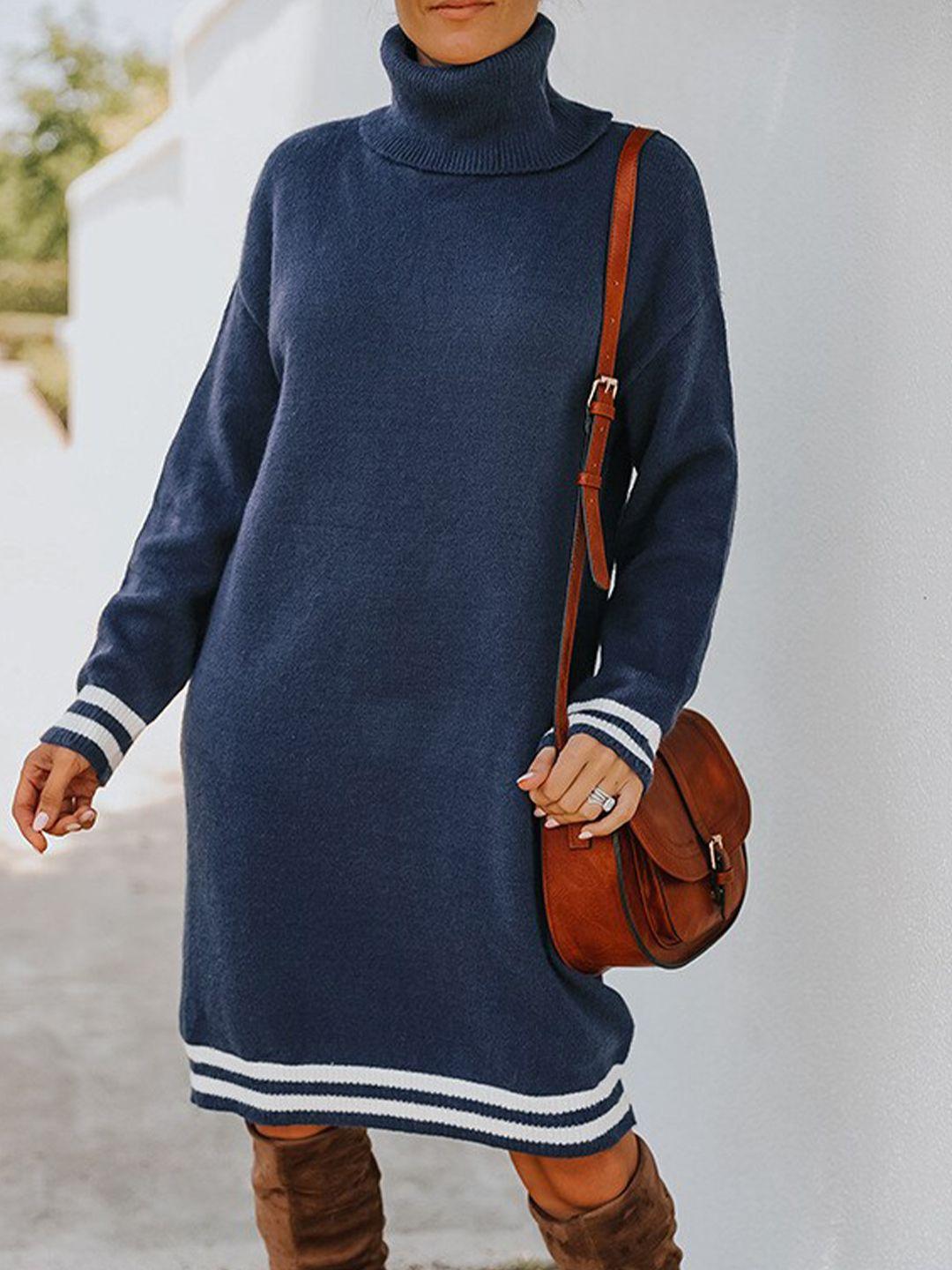 stylecast turtul neck sweater dress