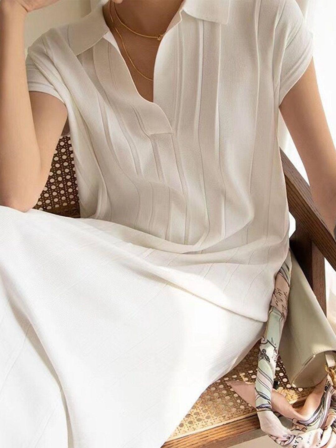 stylecast white shirt dress