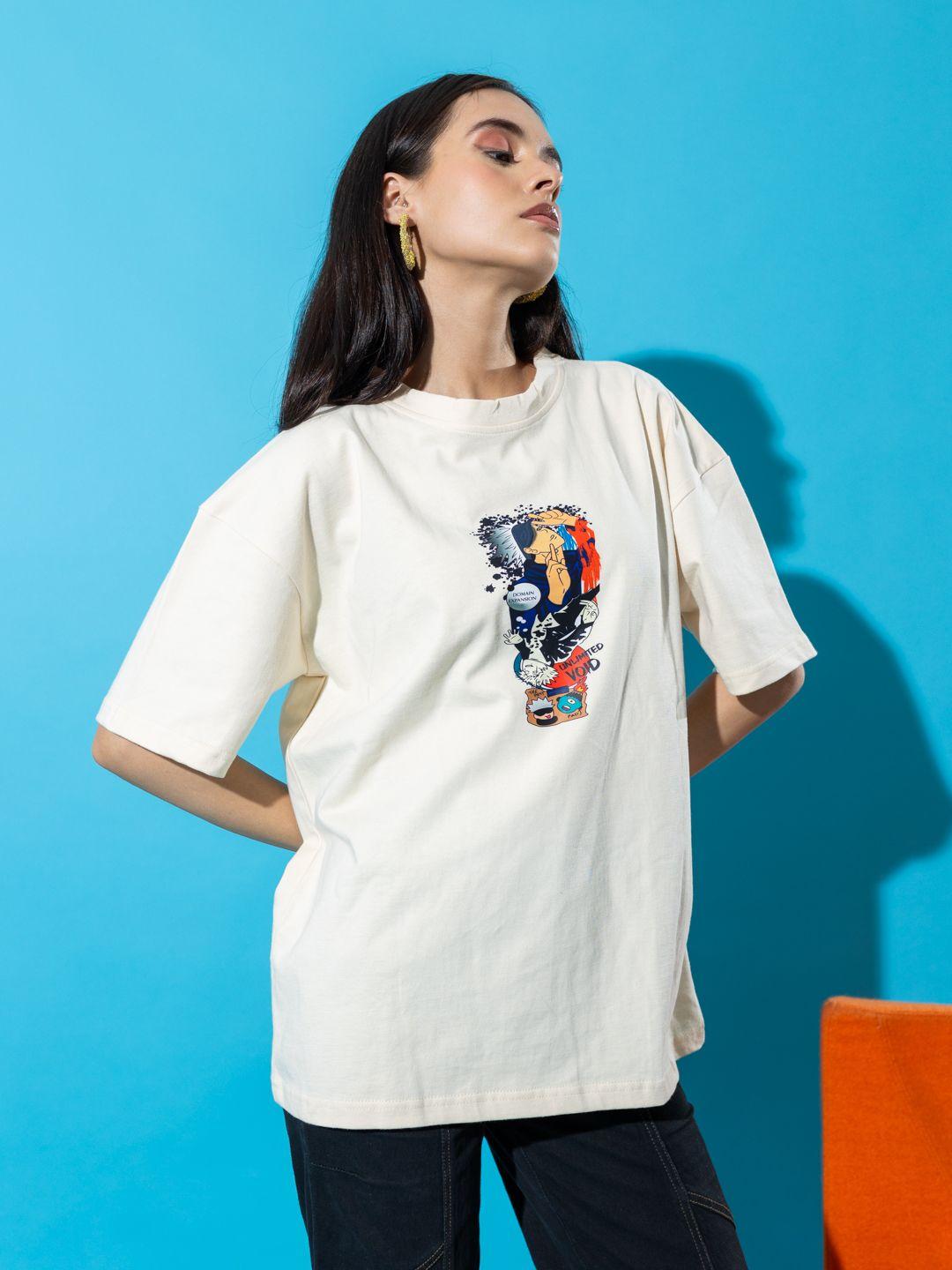 stylecast x hersheinbox printed pure cotton t-shirt