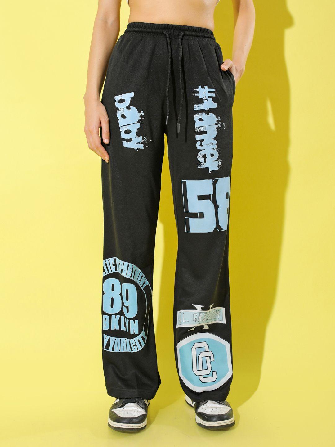 stylecast x hersheinbox printed pure cotton trousers